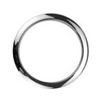 Bass Drum O's - hc6 hole reinforcer 6'' Chrome