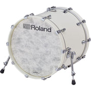 Roland - Pad de grosse caisse KD-22-PW - Pad de grosse caisse pleine taille pour V-Drums - Blanc nacré