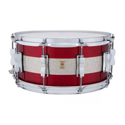 Ludwig - Classic Maple 6.5 x 14" Snare Drum - Red/Silver Tri-Band - LS403XX3D