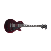 Gibson - Guitare électrique Les Paul Modern Studio - Rouge vin satiné - LPSTM002WBNH