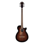 Ibanez - Guitare basse acoustique AEGB24FE-MHS - Éclat en acajou haute brillance « Mahogany Sunburst High Gloss »