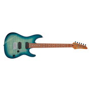 Ibanez - AZ24S1F-TXB Electric Guitar - Transparent Turquoise Burst