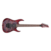 Ibanez - Guitare électrique RG470PB-REB - Éclat d'éclipse rouge « Red Eclipse Burst »