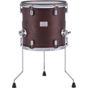 Roland - PDA140F-SW - V-Drums Acoustic Design Floor Tom Pad with Full-Size Wood Shell and Dual Zones - Satin Walnut