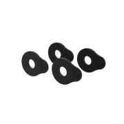 D'Addario Accessories - D'Addario Flex Lock Strap Block - 4-Pk Black - PW-FLSB-04BK
