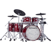 Roland - VAD716-GC Kit de conception acoustique phare V-Drums avec module extensible V71 et pads avancés - Cerisier brillant