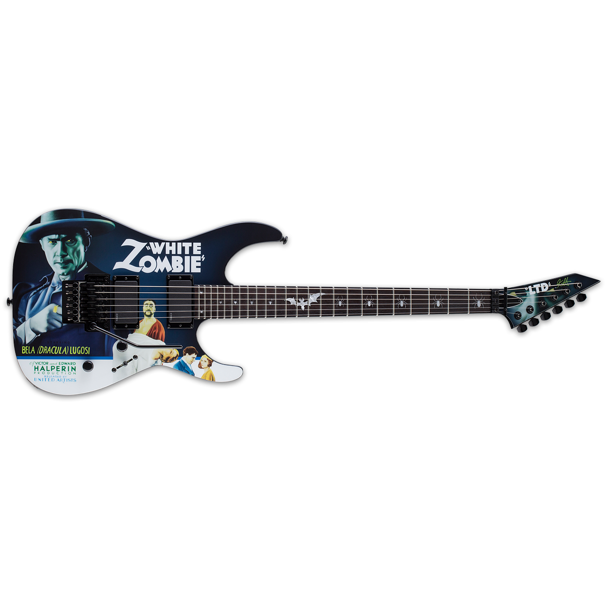 ESP - LTD Kirk Hammett White Zombie KWWZ – Steve's Music Store