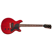 Gibson - Les Paul Junior Double Cut Electric Guitar with Hardshell Case - Vintage Cherry - LPJD00VENH